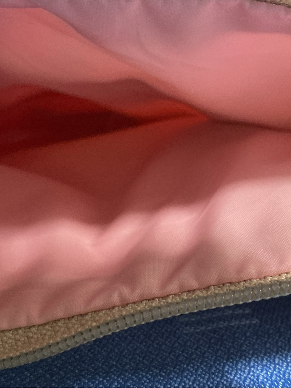 Lesportsac Pink and Blue Floral Crossbody Shoulder Bag - Picture 6 of 7